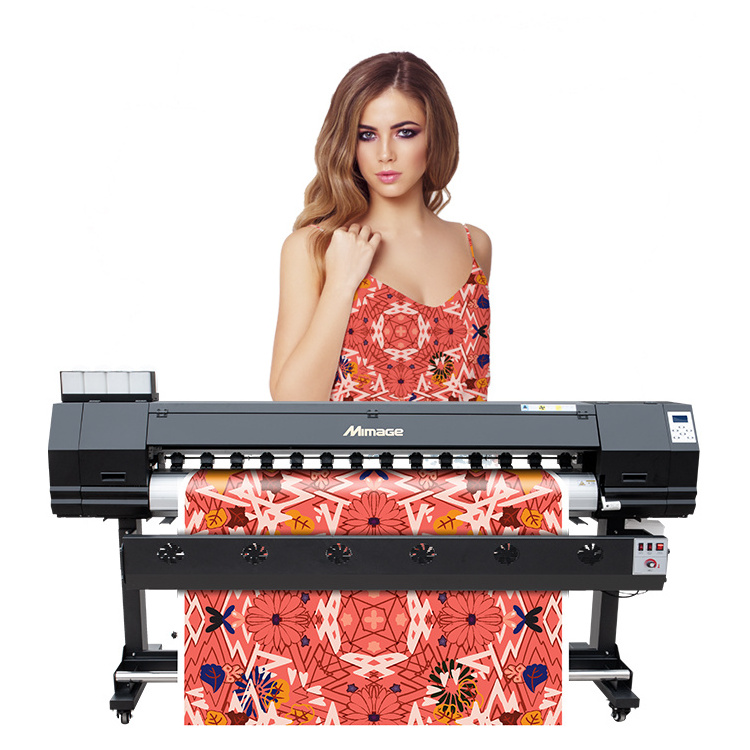 Mimage Fast Speed 1.8m/6ft XP600/i3200 head dye sublimation textile fabric inkjet printing machine price