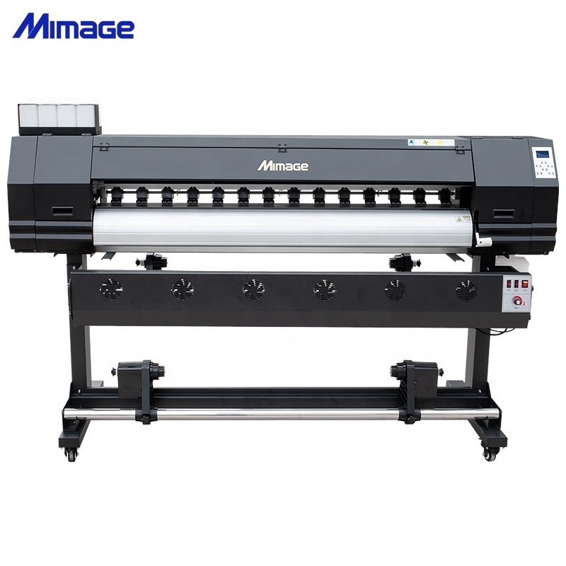 Distributor wanted Mimage 1.8m DX5/i3200/XP600 eco solvent wide format printer outdoor banner/tarpaulin/vinyl printer price