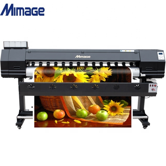 Mimage factory 1.8m 6ft 70in fabric ribbon Dye Large Format Sublimation Printer printing machine  with xp600/4720/dx5/5113head