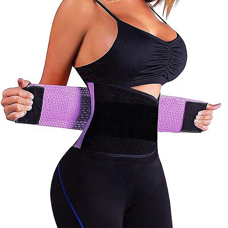 3011 Ready To Ship Waist Trainers Customized Women Corset Sunny Sweat Wrap Waste Trainer Belt Supplier For Lower Belly Fat