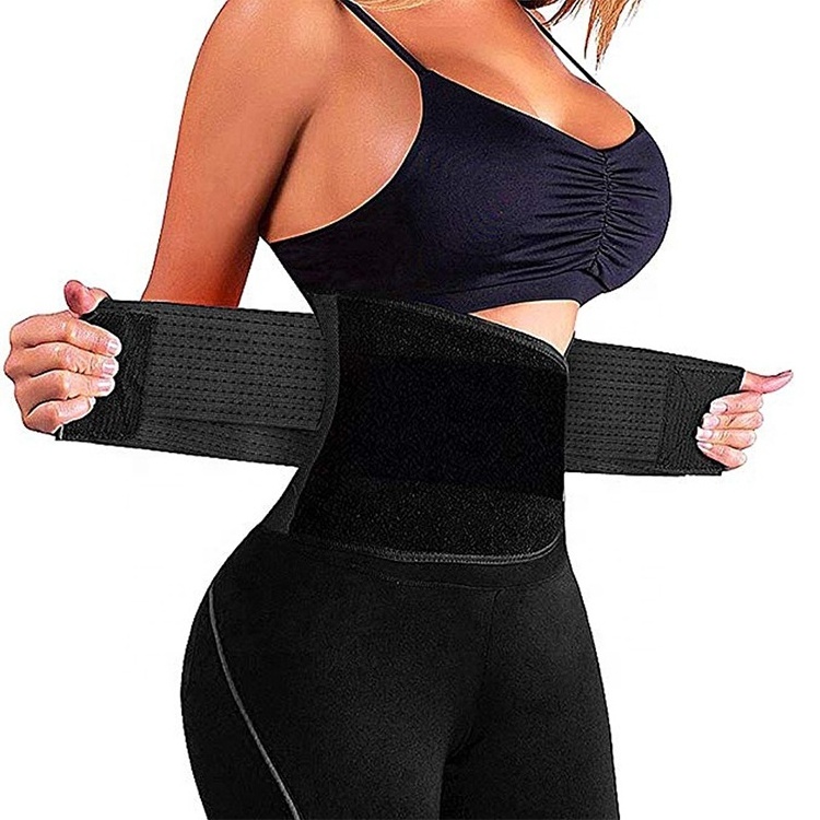 3011 Ready To Ship Waist Trainers Customized Women Corset Sunny Sweat Wrap Waste Trainer Belt Supplier For Lower Belly Fat