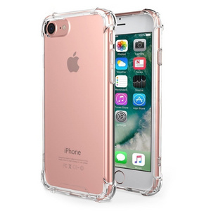 Anti Shock Crystal Clear TPU Transparent Phone Case For Iphone 8 8 plus X XS 11 12 13 14 15 Pro Max