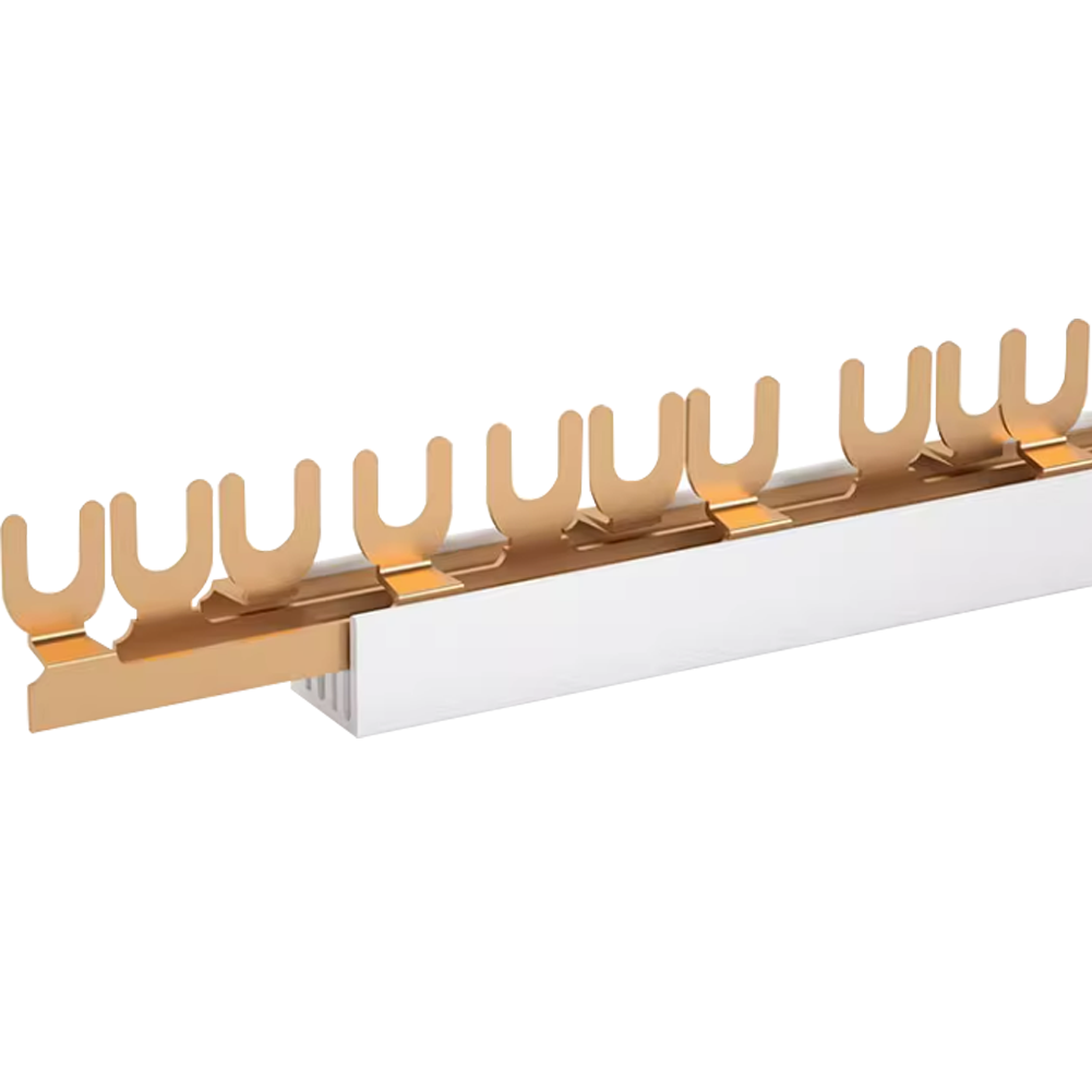 3P 100A ELectric comb insulated connecting copper bus bar for mcb electrical busbars