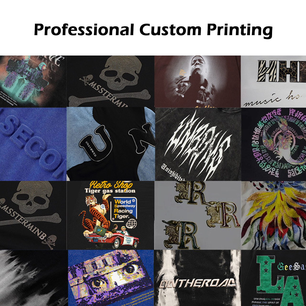 luxury Men Organic 100% Cotton 3D Printing Emboss T-shirts Graphic Custom logo pattern 3D Embossed Logo T Shirt