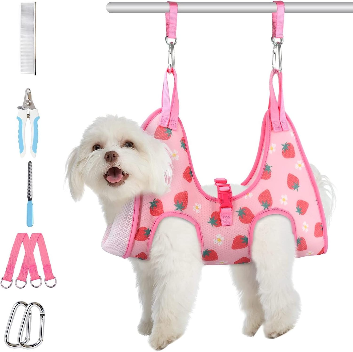 Dog Grooming Hammock for Cats Dogs Restraint Dog Sling for Nail Clipping Trimming