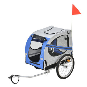 pet stroller cat Trailer Durable Frame Pet Bike Trailer Small & Medium Sized Dogs Bicycle Carrier