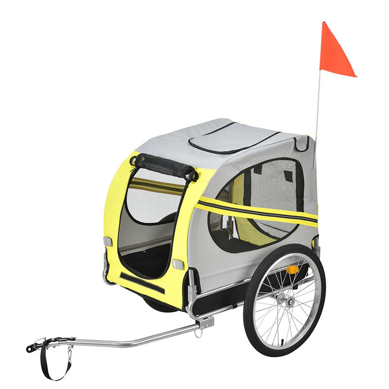 pet stroller cat Trailer Durable Frame Pet Bike Trailer Small & Medium Sized Dogs Bicycle Carrier