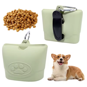 Dog Snack Bag Treat Training Pouch Bag Silicone Dog Treat Pouch Portable Dog Treat Pouch Bag