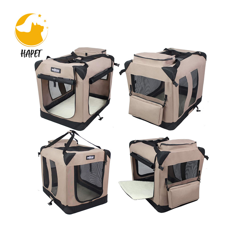 Folding Portable Soft Pet Dog Crate Carrier Kennel Pet Supplies