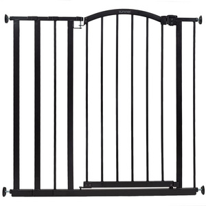 Extra Tall Decor Safety Baby Gate, Fits Openings 28.75-39.75" Wide, Metal, for Doorways & Stairways, 36" Tall Walk-Through Baby