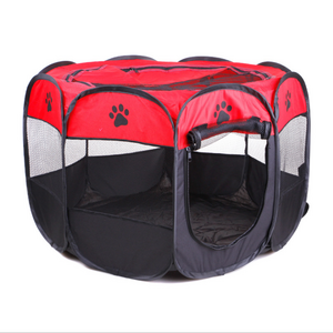 Foldable Folding Puppy cute crate portable pet play pen tent dog cage house animal accessories pet