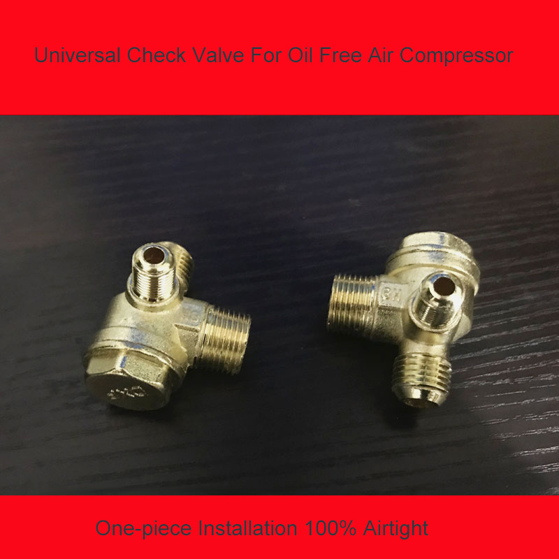 Air Compressor Air Check Valve Stainless Steel High Pressure Hexagon Female Thread One Way Non Return Valve