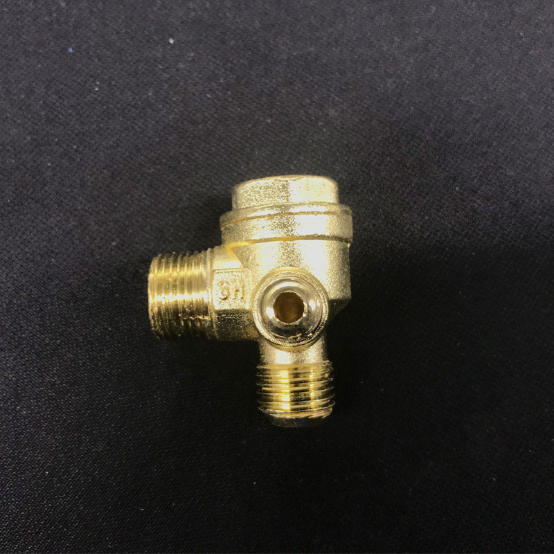 Air Compressor Air Check Valve Stainless Steel High Pressure Hexagon Female Thread One Way Non Return Valve