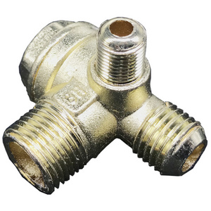 Air Compressor Air Check Valve Stainless Steel High Pressure Hexagon Female Thread One Way Non Return Valve