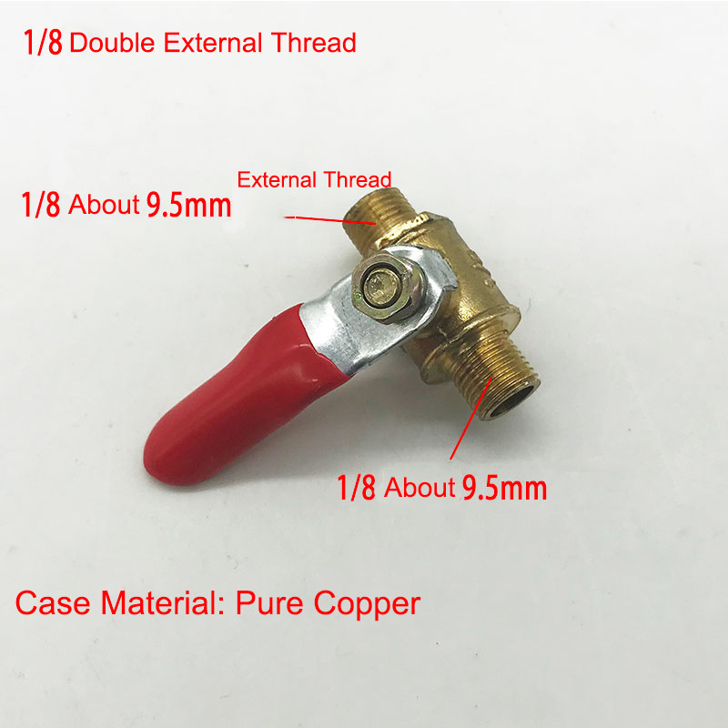 Full copper thickened air compressor ball valve  Mini Brass Ball Valve