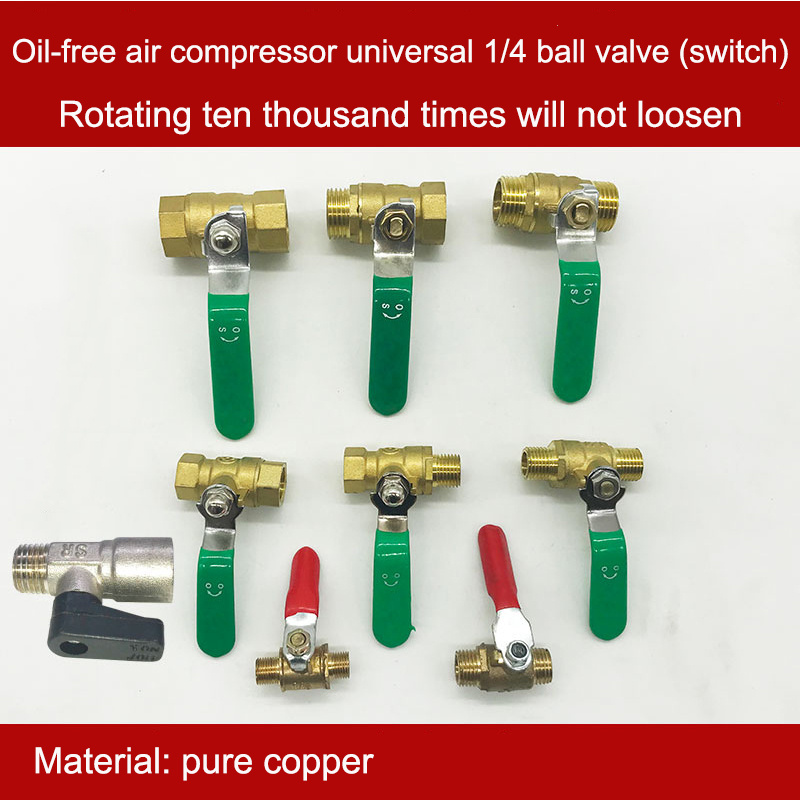 Full copper thickened air compressor ball valve  Mini Brass Ball Valve