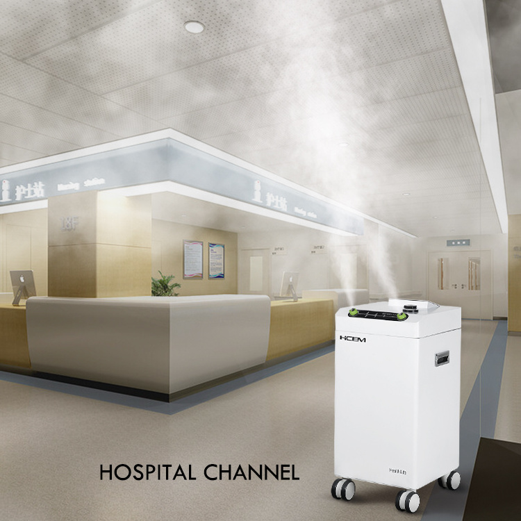 atomizer disinfection atomizer fog machine for hospital clinic office factory home 3.7L portable atomizer