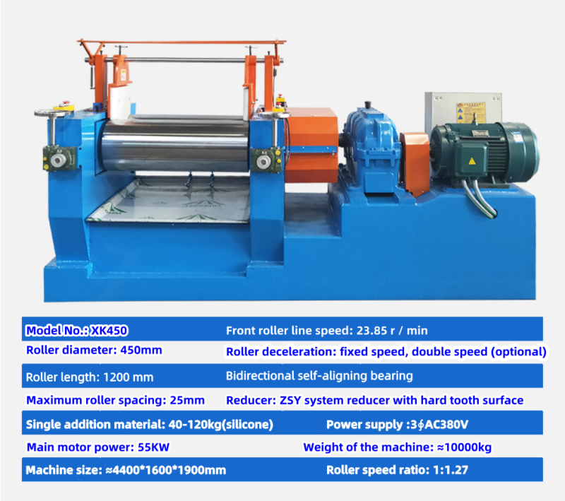 Customizable   laboratory rubber mixing mill    two roller open mixing mill for rubber    18