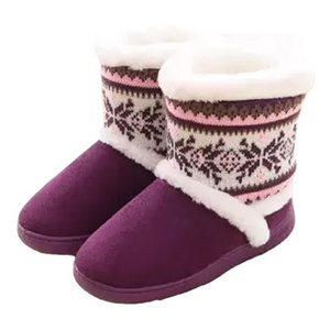 Popular Nordic winter warm ankle indoor boots for women