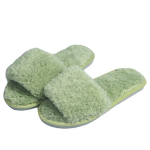 High-quality Plush Slippers Velvet Slippers Women's indoor plush slippers women's flats