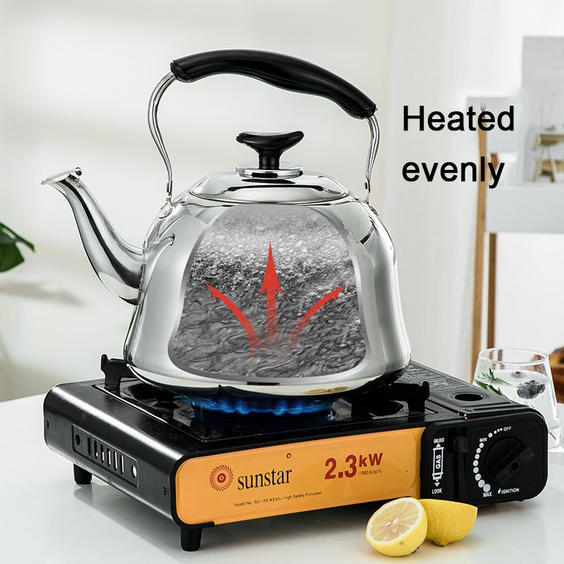 201 stainless steel  Tea Coffee Pot Large capacity kettle