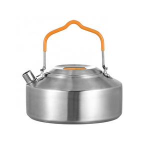 304 Stainless Steel camping hiking kettle tea pot coffee pot Outdoor Kettle