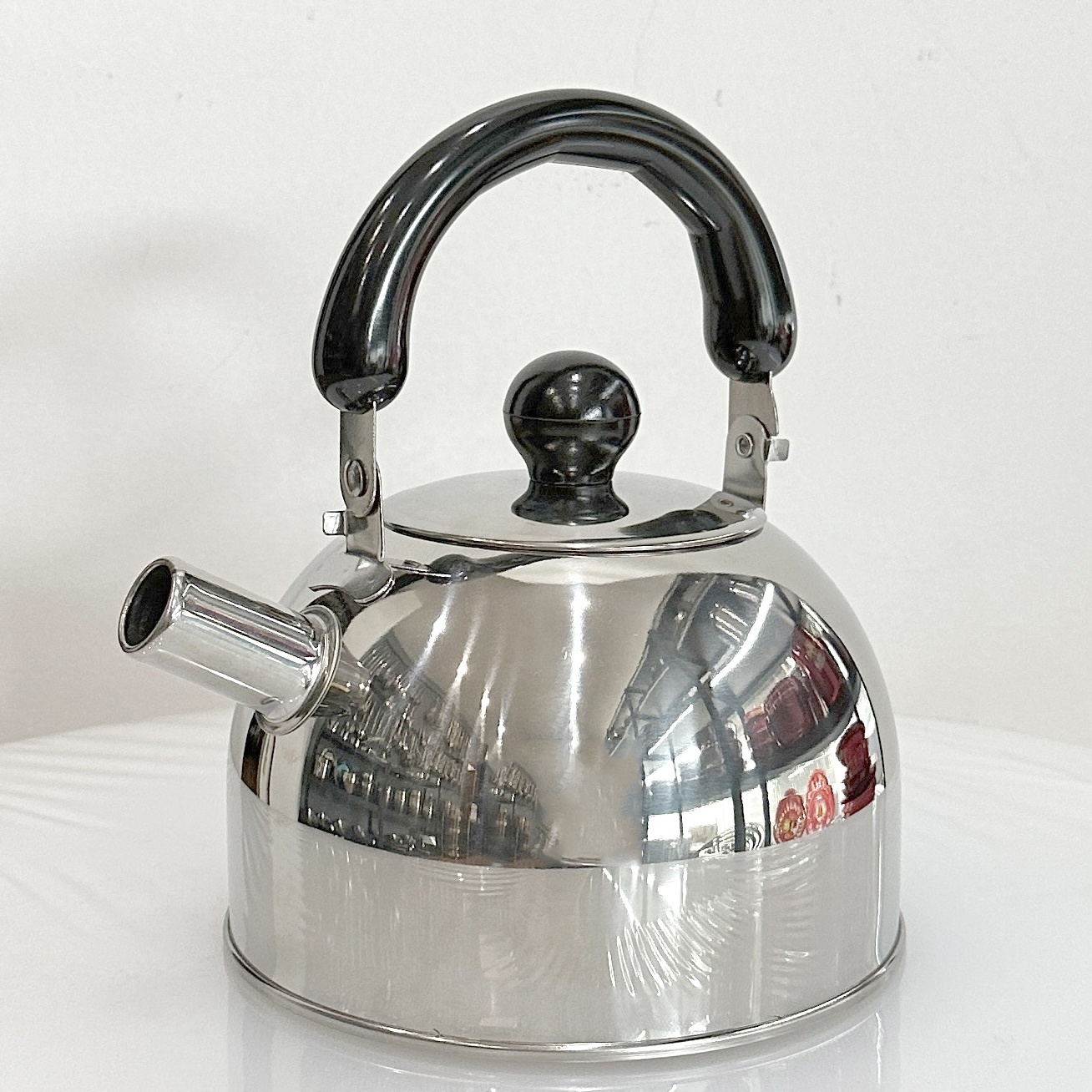 Teapot Camping Lightweight kettle 201 Stainless Steel  Whistle Kettle