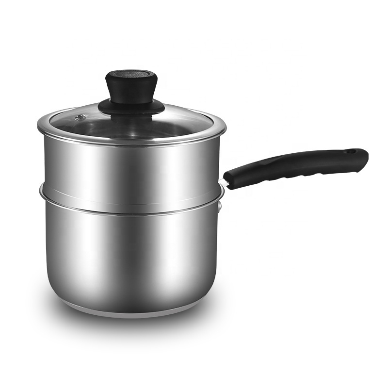 Food Grade 304 stainless steel Cooking European bakelite handle  Steamed milk pot