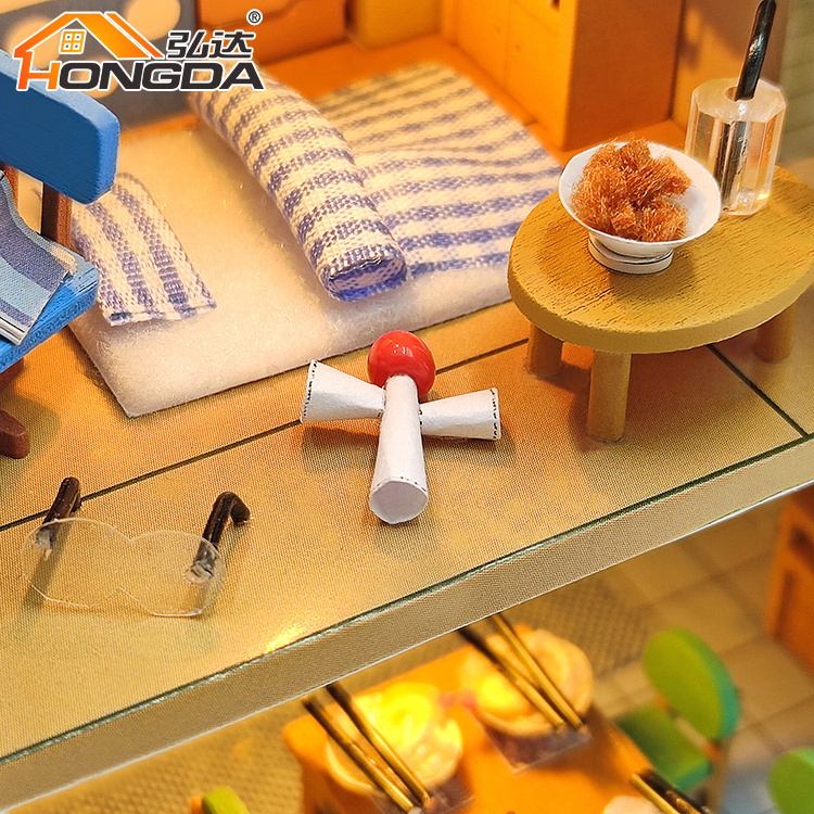 Hongda Mobile Accessories Wooden Model Wallnut Miniature Scenesminiature Dollhouse Accessories