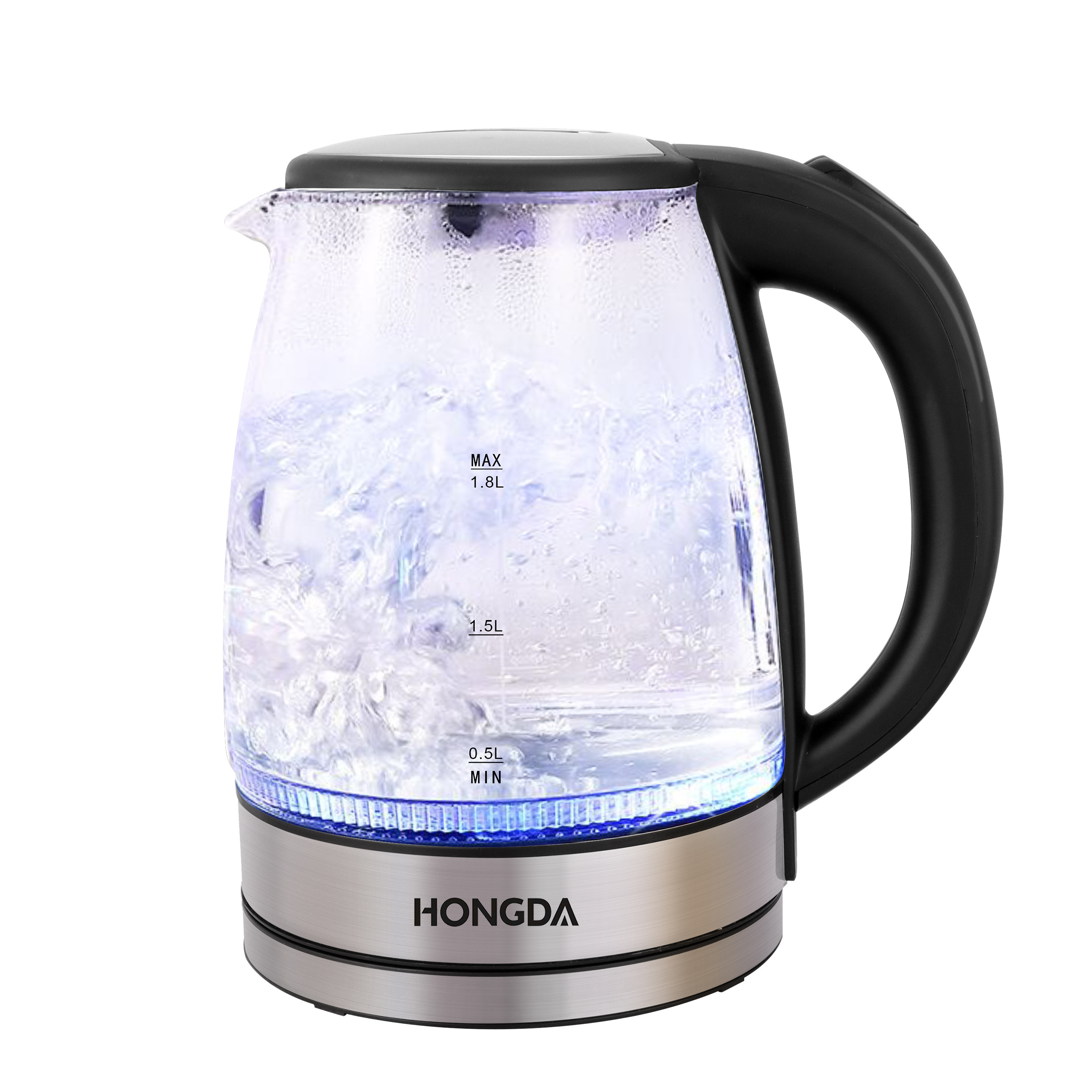 2.0L Electric Water Kettle with big capacity Glass body