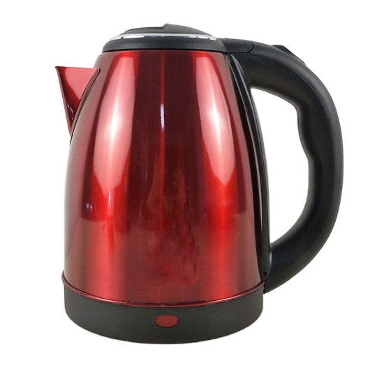 1.8L OEM kitchenware electric water kettle with red coating