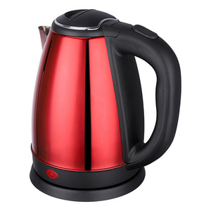 1.8L OEM kitchenware electric water kettle with red coating