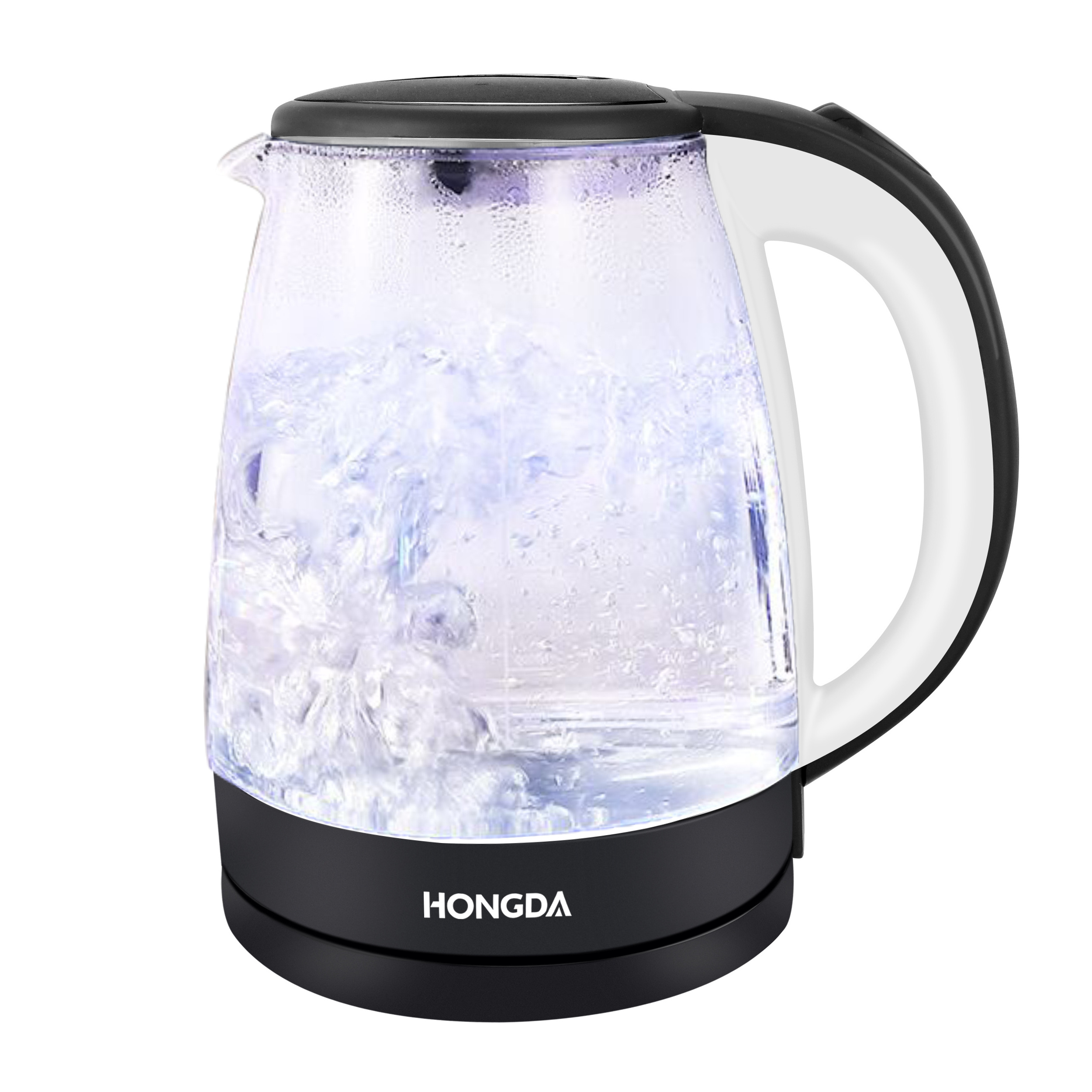 1.8L glass electric water kettle with SS inner lid