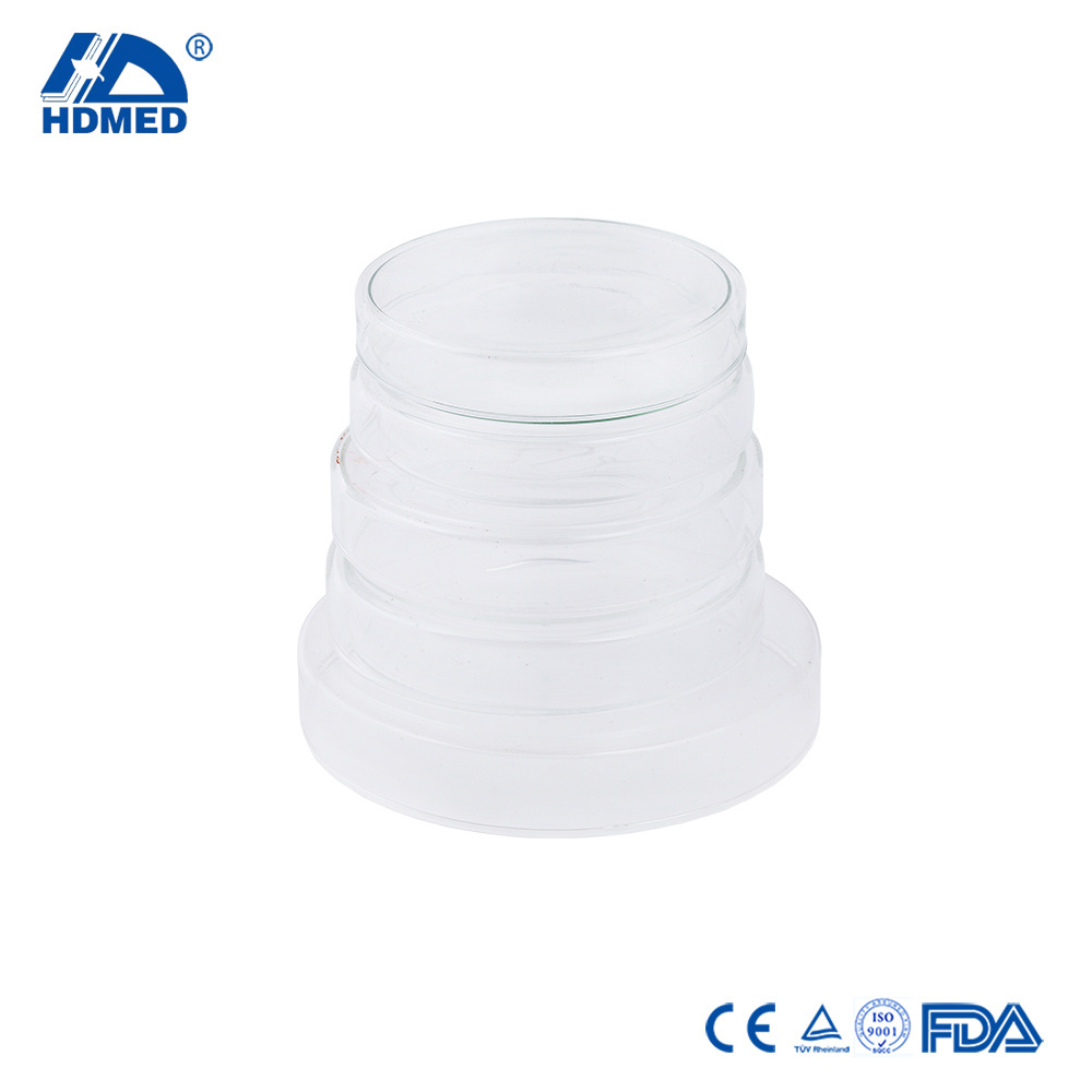 HDMED Disposable Borosilicate Glass Petri Dish