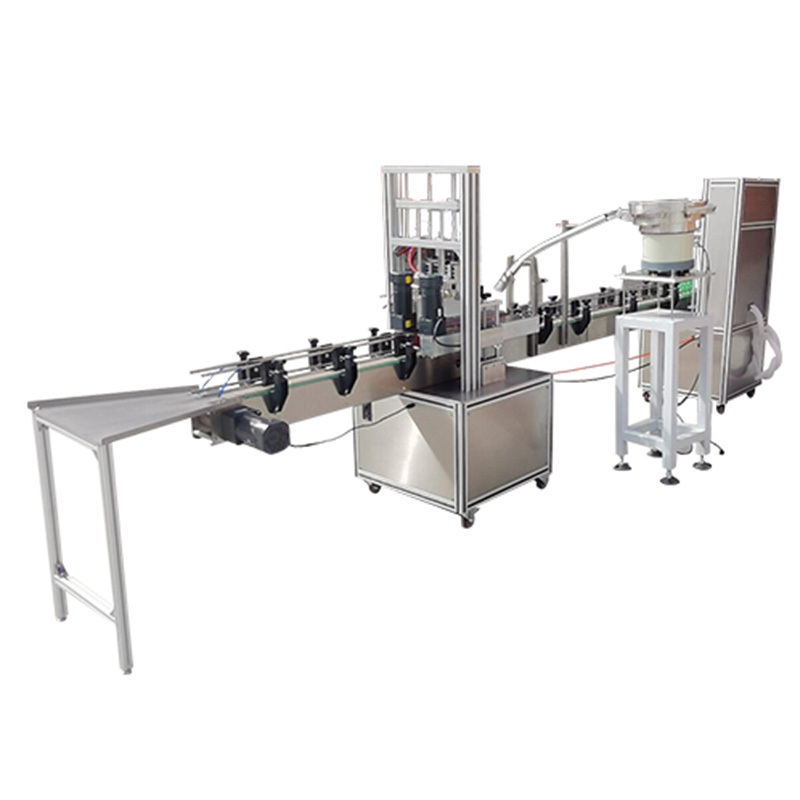 Multi-head filling screw capping production line edible oil perfume wine automatic quantitative liquid filling machine