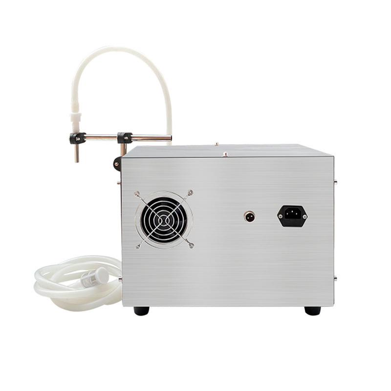 Single head stainless steel magnetic pump weighing liquid filling machine Lotion soap liquid milk semi-automatic filling machine