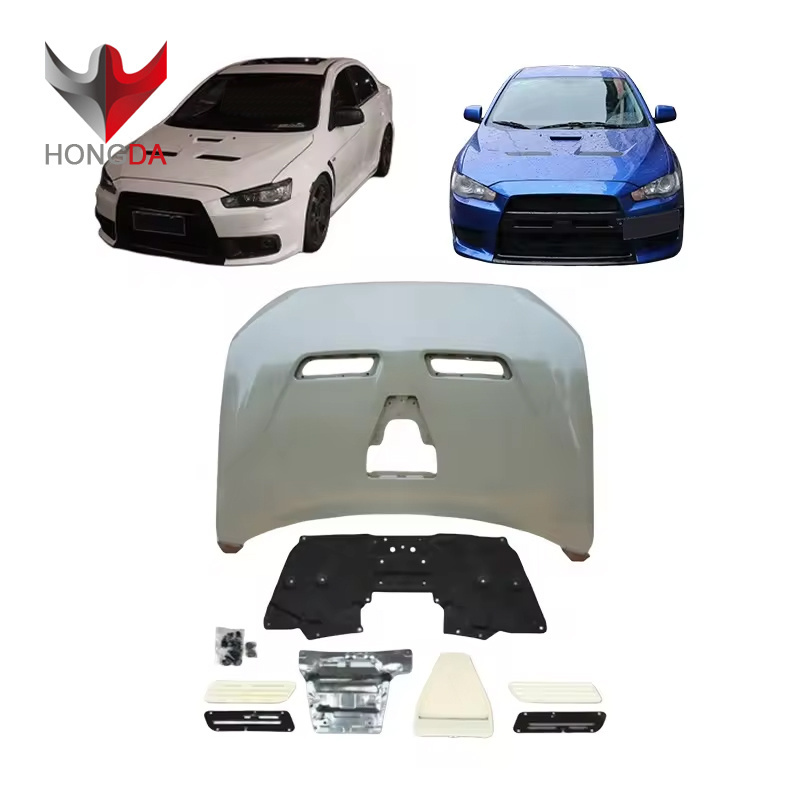 Iron Material EVO design engine cover bonnet hood 2011+ For Mitsubishi Lancer EX