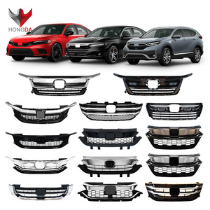 Oem Chrome Black Plastic Auto Car Front Grille for Honda Odyssey Accord City Pilot HR-V Vezel 2015 2016 2017 2018 2019 2020 2021