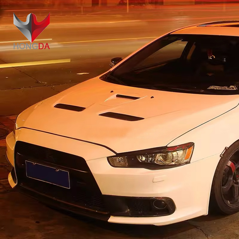 Iron Material EVO design engine cover bonnet hood 2011+ For Mitsubishi Lancer EX