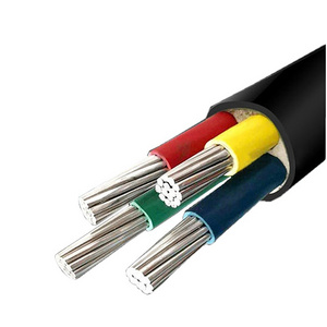 Low Voltage XLPE Insulation Power Cable Underground Electric Wire 3 Phase 10mm 16mm 25mm 4 Core Aluminium Cable