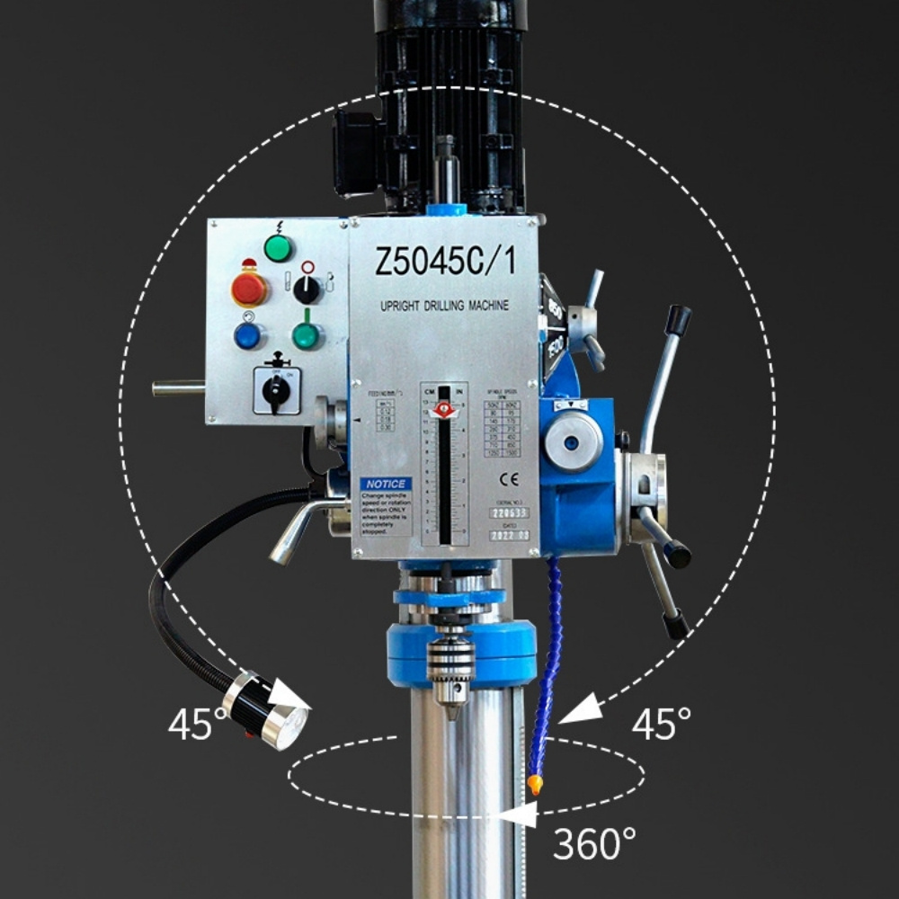 High Quality Drilling Machine Z5045C Stand Drilling Machine Press Drill Bench Machine Specifications