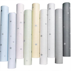 Bedroom Kids Stars Cartoon Wall Paper Rolls for Nursery Baby Children Room Kids Wallpaper