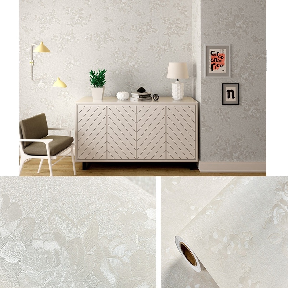 Liquid Silk Plaster Chinoiserie PVC Wall Sticker 3d Jungle Leaves Wallpaper for Home Decoration