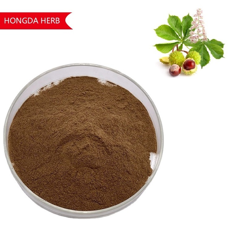 Natural Plant Aesculus Chinensis Aesculus hippocastanum Horse Chestnut Seed Extract 20% 40% Beta Aescin Powder