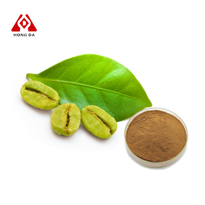 HONGDA Factory Supply Chlorogenic Acid Green Coffee Bean Extract Powder for Weight Loss