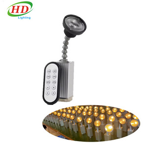 10W Zoom Battery Powered LED Pinspot Light With Magnetic DJ Stage Lighting