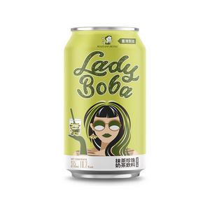 Lady boba Taiwan 315ml instant matcha bubble tea drink MIT in Taiwan