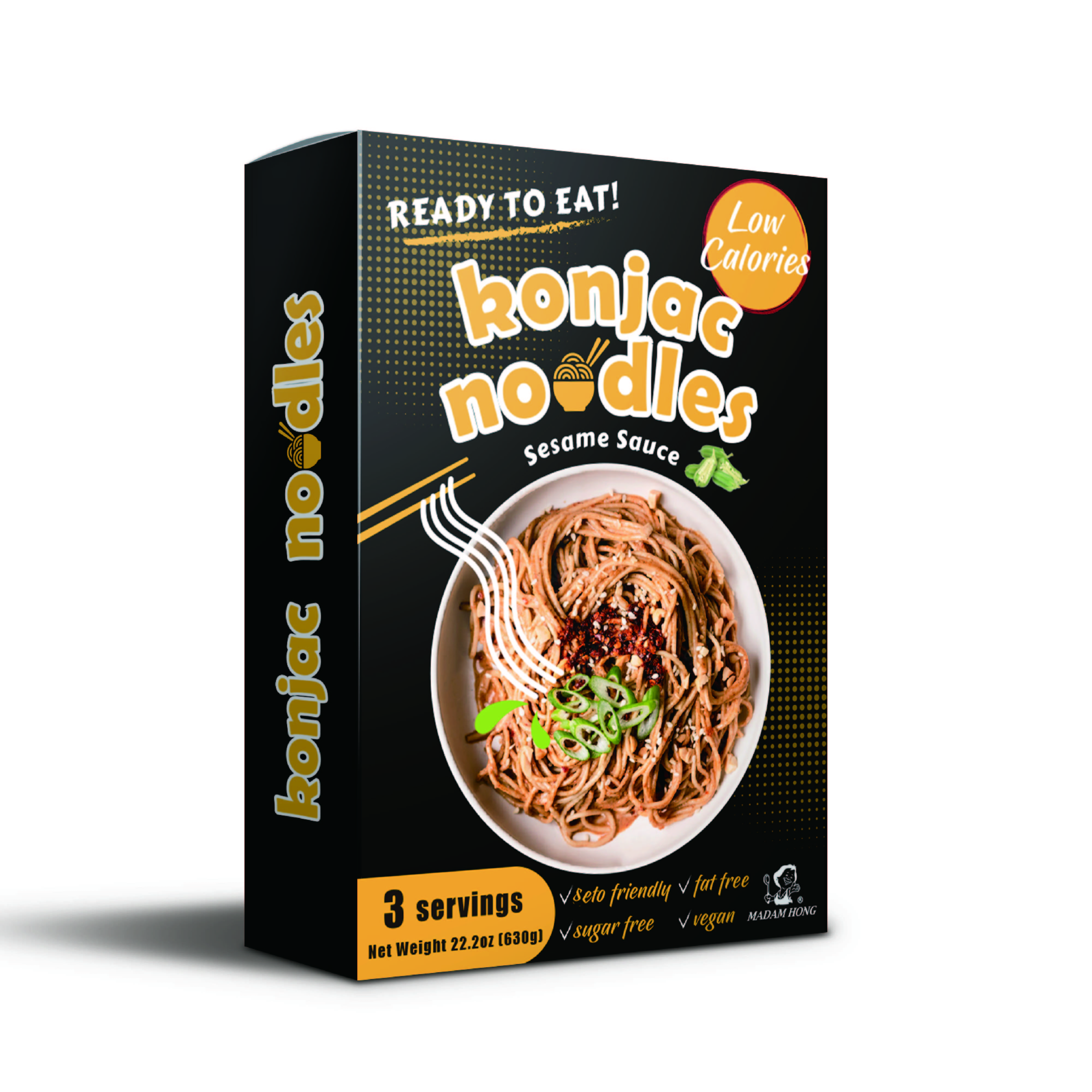 Madam Hong instant Sesame Konjac Noodles