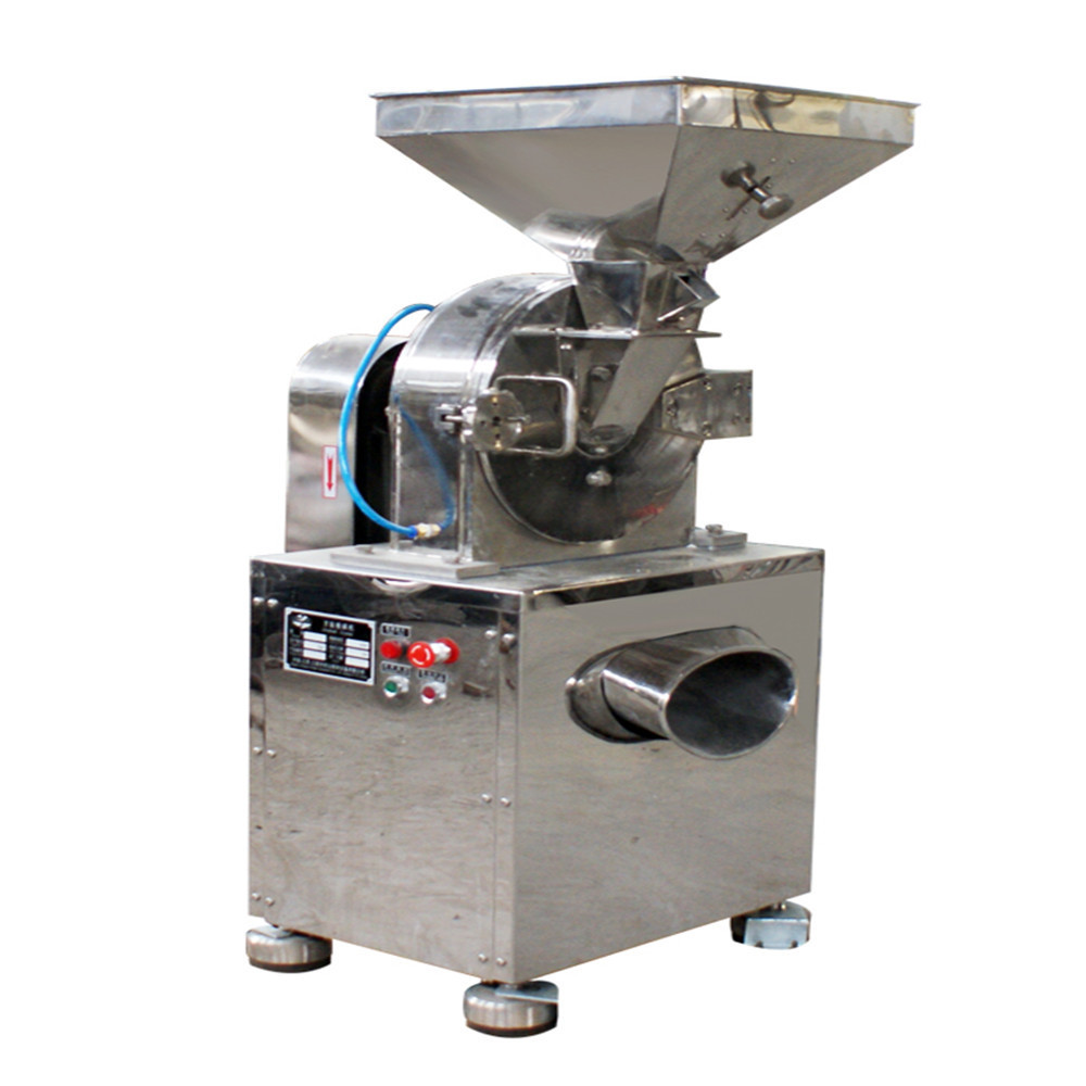 Disc mill for leaves powder grinder / tea leaves crusher / Leaves cutting machine