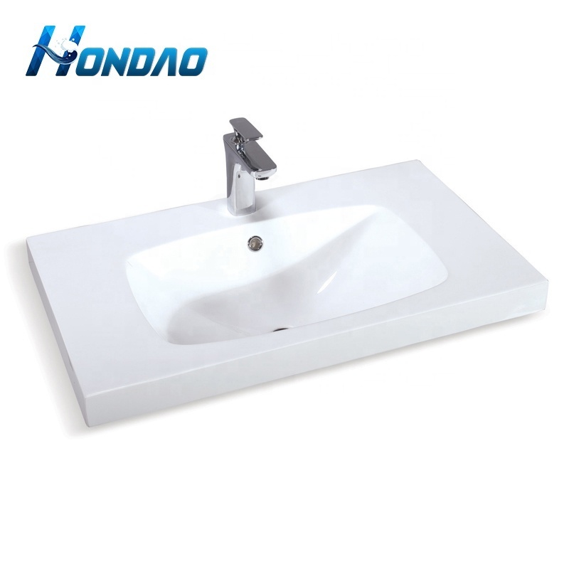 Wholesale Solid Surface Sink Basin Artificial Stone Counter Under Counter Top Cabinet Basin